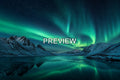 Nordic Fjords and Northern Lights – 10 Desktop & Phone Wallpaper Bundle – preview 1