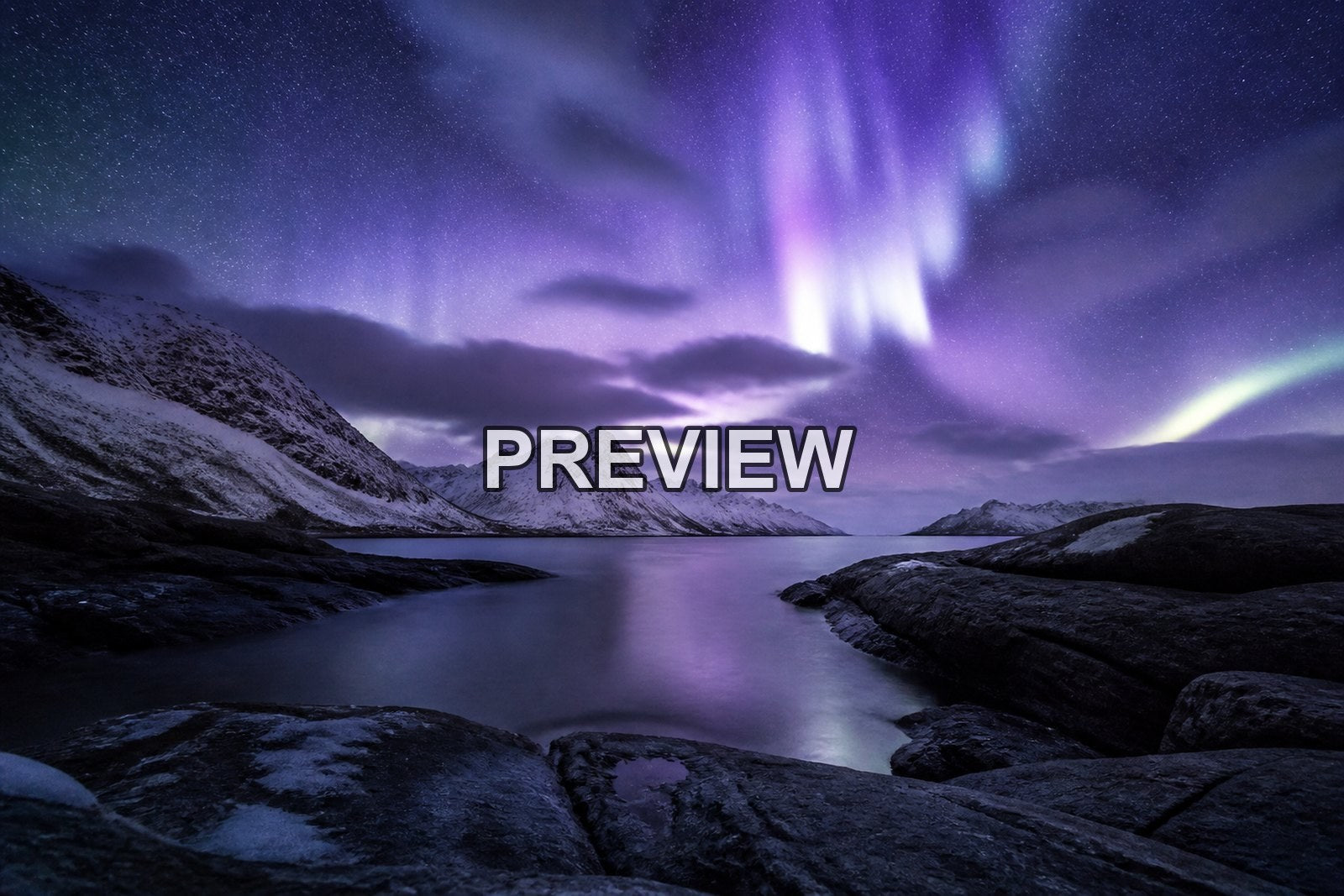 Nordic Fjords and Northern Lights – 10 Desktop & Phone Wallpaper Bundle – preview 2