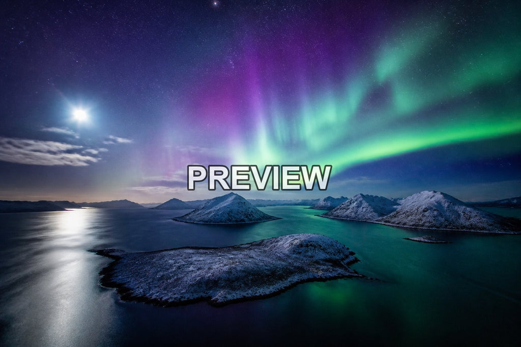 Nordic Fjords and Northern Lights – 10 Desktop & Phone Wallpaper Bundle – preview 10