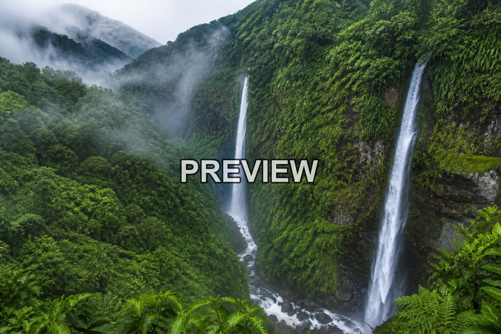Tropical Waterfalls and Lagoons – 10 Desktop & Phone Wallpaper Bundle – preview 5