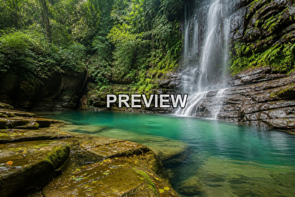 Tropical Waterfalls and Lagoons – 10 Desktop & Phone Wallpaper Bundle – preview 6
