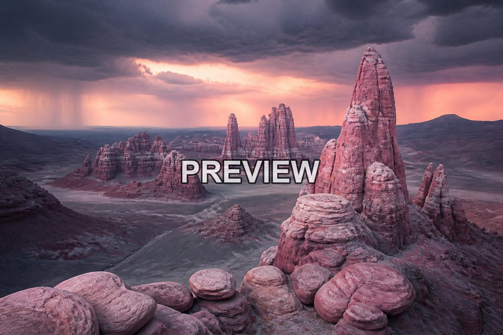 Surreal Deserts and Rock Formations – 10 Desktop & Phone Wallpaper Bundle – preview 3