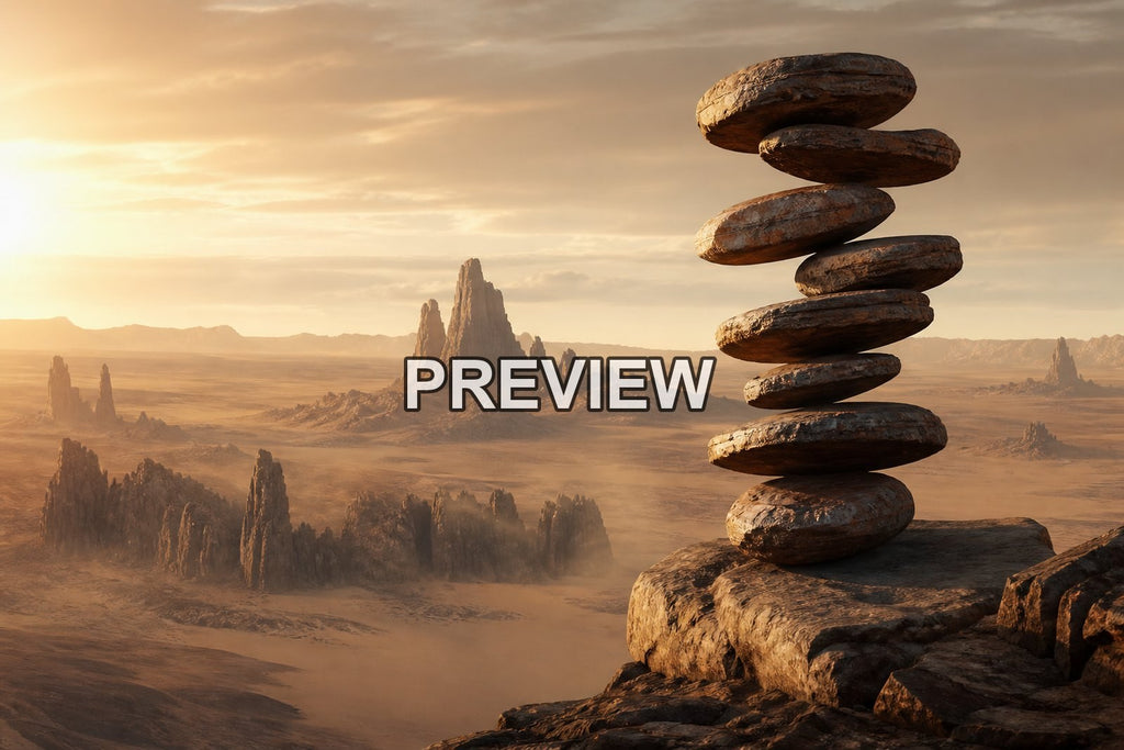 Surreal Deserts and Rock Formations – 10 Desktop & Phone Wallpaper Bundle – preview 5