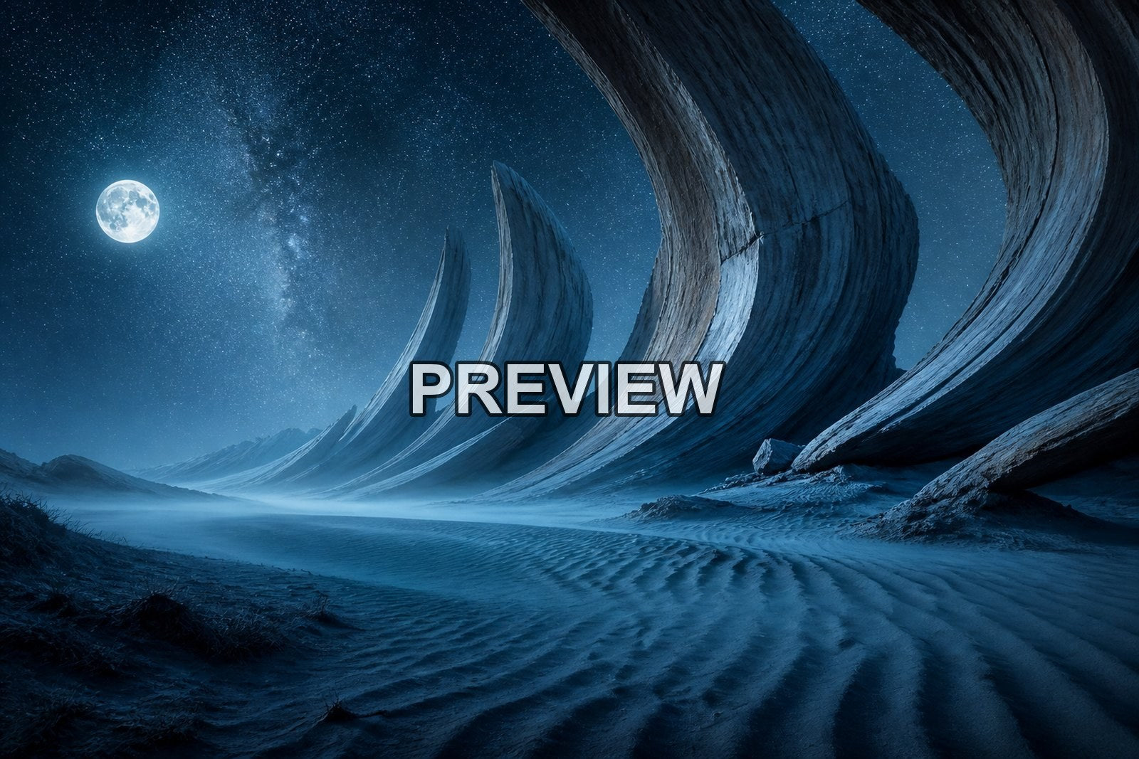 Surreal Deserts and Rock Formations – 10 Desktop & Phone Wallpaper Bundle – preview 10