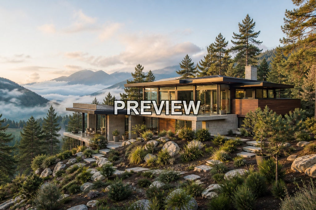 Luxury Villas and Dream Homes – 10 Desktop & Phone Wallpaper Bundle – preview 2