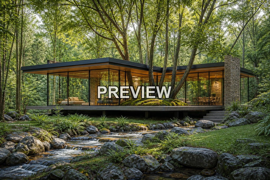 Luxury Villas and Dream Homes – 10 Desktop & Phone Wallpaper Bundle – preview 9