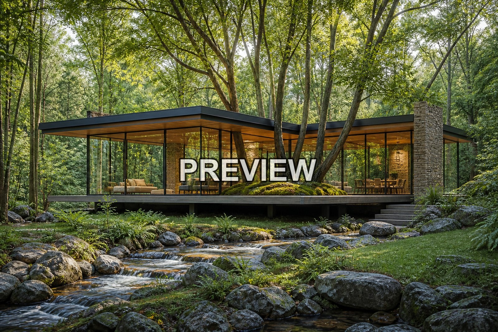 Luxury Villas and Dream Homes – 10 Desktop & Phone Wallpaper Bundle – preview 9
