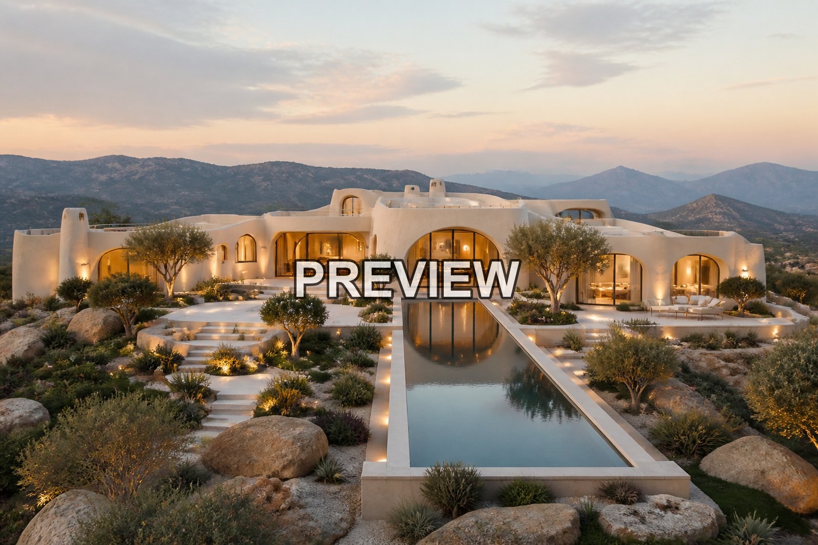 Luxury Villas and Dream Homes – 10 Desktop & Phone Wallpaper Bundle – preview 10