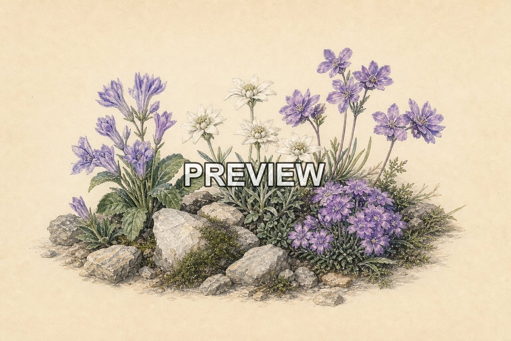 Botanical Vintage Illustrations – 10 Desktop & Phone Wallpaper Bundle – preview 9