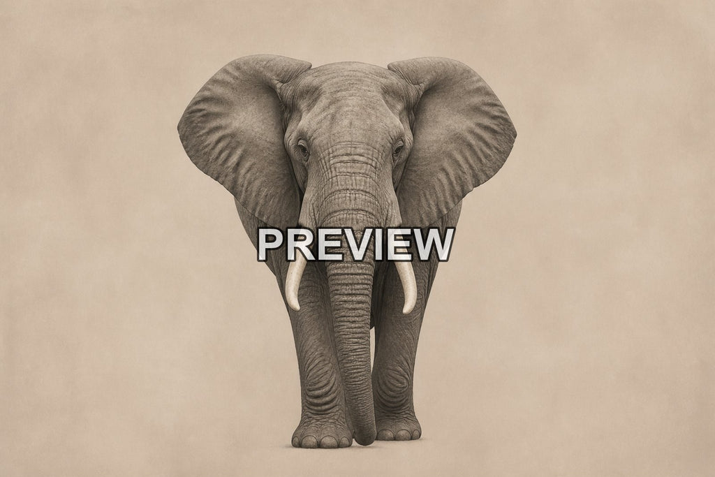 Minimalist Animal Portraits – 10 Desktop & Phone Wallpaper Bundle – preview 3