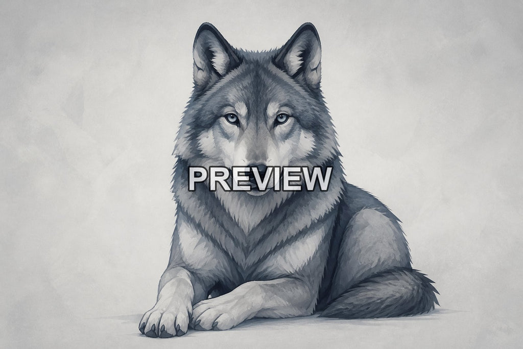 Minimalist Animal Portraits – 10 Desktop & Phone Wallpaper Bundle – preview 4
