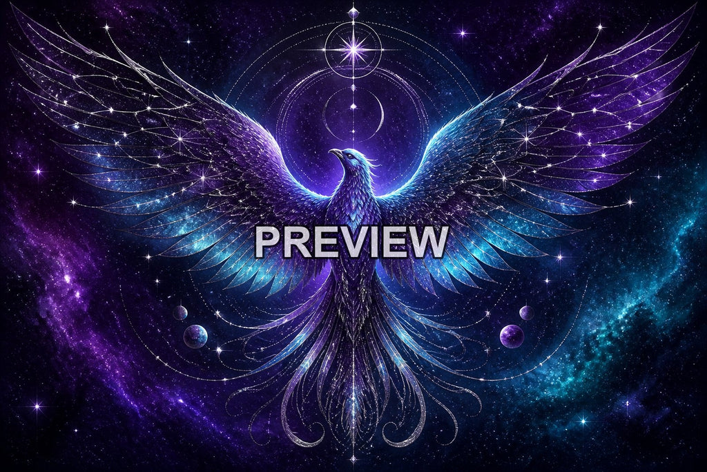 Cosmic Symbols and Star Motifs – 10 Desktop & Phone Wallpaper Bundle – preview 2