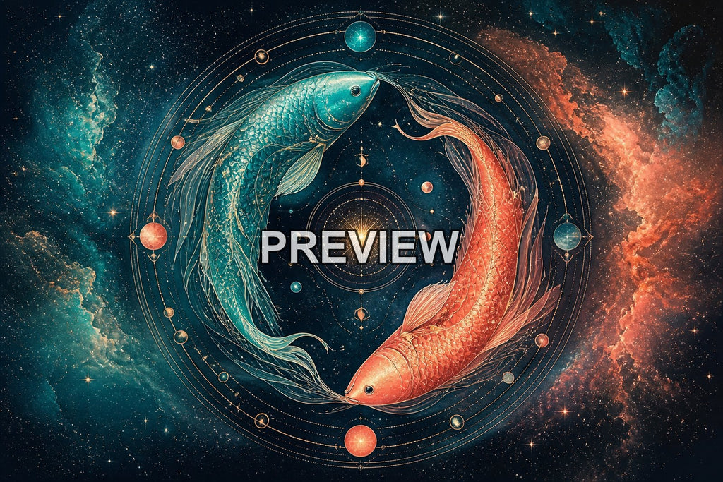 Cosmic Symbols and Star Motifs – 10 Desktop & Phone Wallpaper Bundle – preview 3