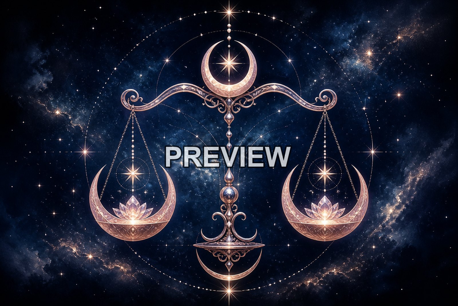 Cosmic Symbols and Star Motifs – 10 Desktop & Phone Wallpaper Bundle – preview 5
