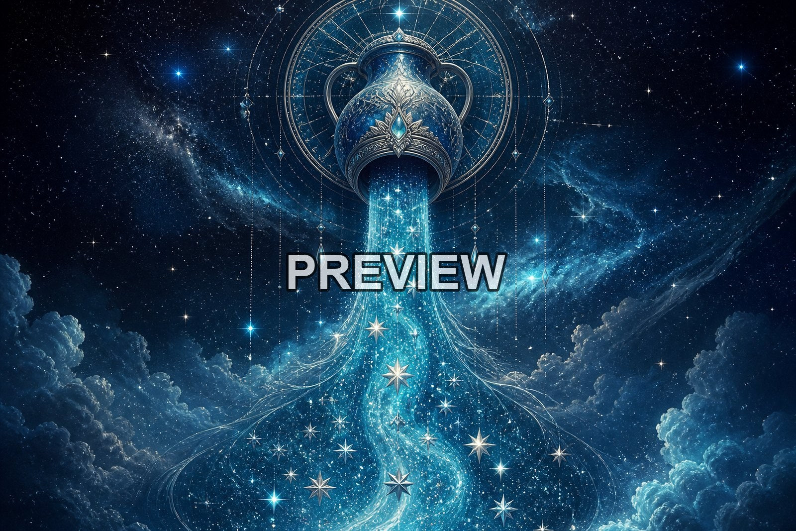 Cosmic Symbols and Star Motifs – 10 Desktop & Phone Wallpaper Bundle – preview 8