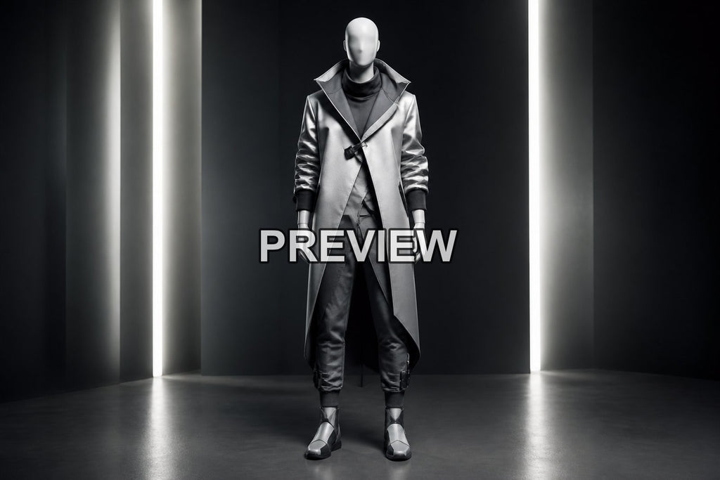 Futuristic Fashion Accessories – 10 Desktop & Phone Wallpaper Bundle – preview 1