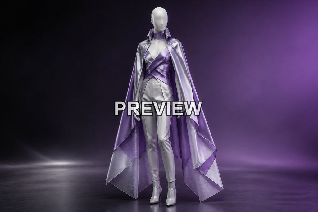 Futuristic Fashion Accessories – 10 Desktop & Phone Wallpaper Bundle – preview 9