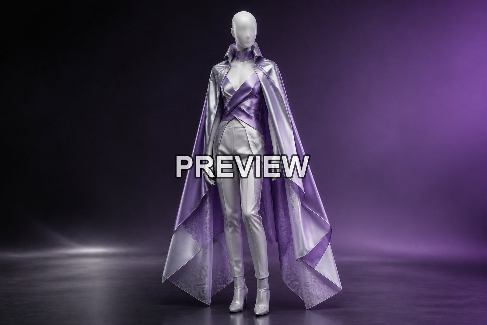 Futuristic Fashion Accessories – 10 Desktop & Phone Wallpaper Bundle – preview 9