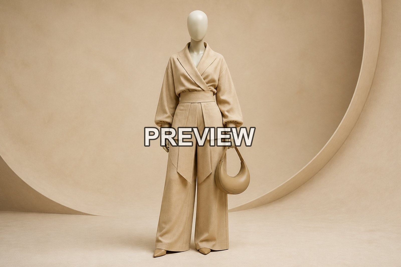 Futuristic Fashion Accessories – 10 Desktop & Phone Wallpaper Bundle – preview 10