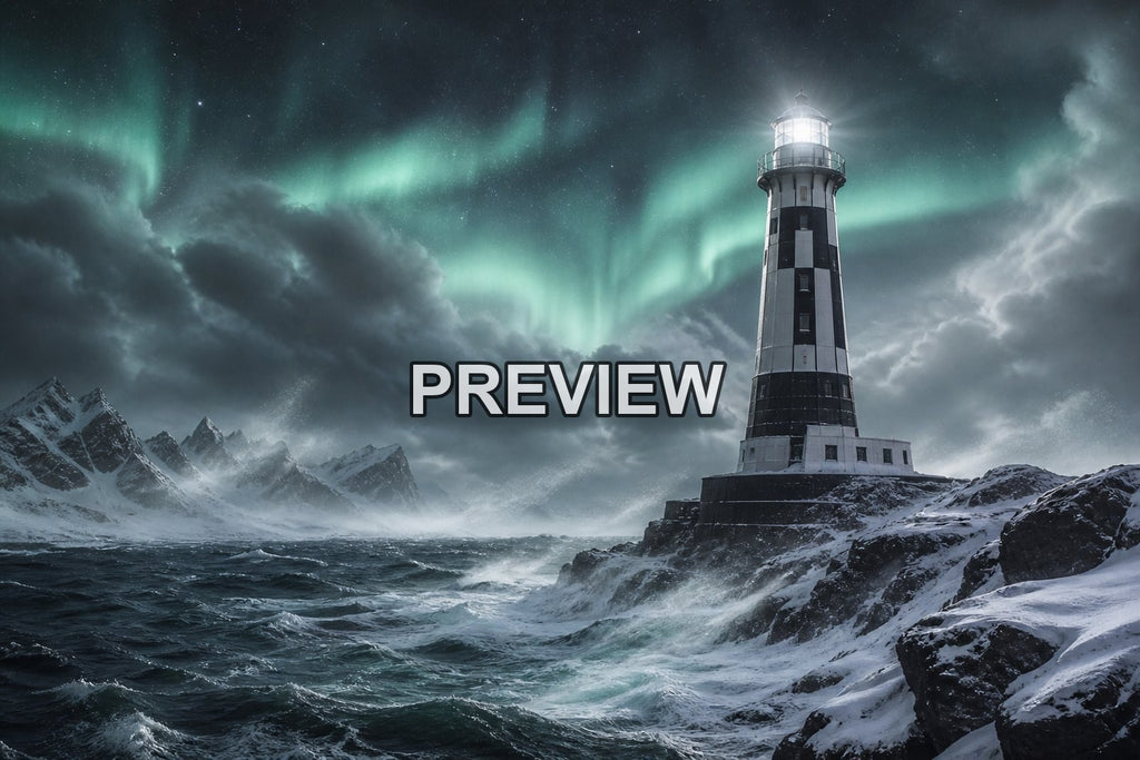 Lighthouses on Stormy Coasts – 10 Desktop & Phone Wallpaper Bundle – preview 5