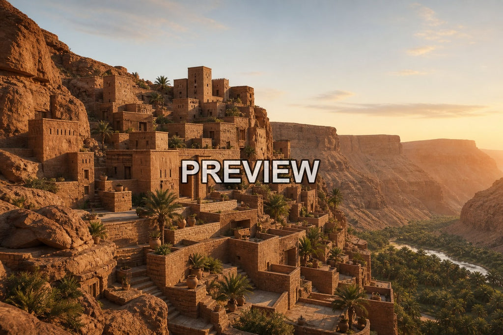 Desert Oases and Architecture – 10 Desktop & Phone Wallpaper Bundle – preview 5