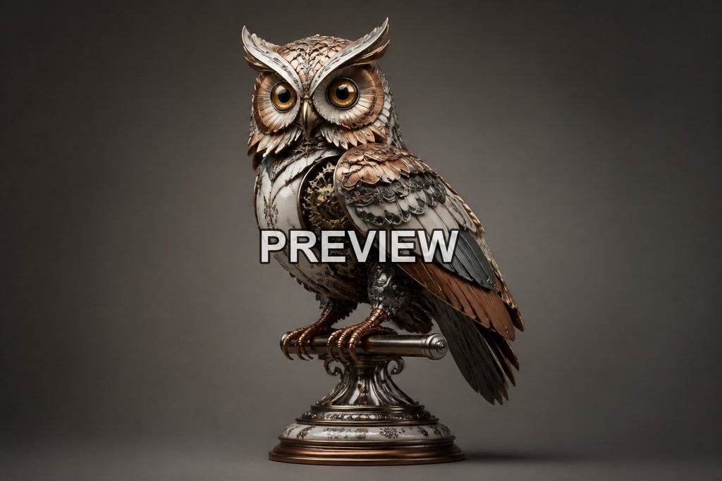 Mechanical Animal Sculptures – 10 Desktop & Phone Wallpaper Bundle – preview 2