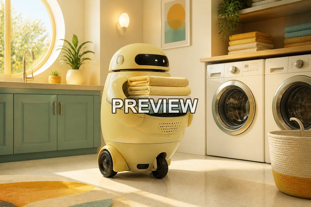 Retro Household Helper Robots – 10 Desktop & Phone Wallpaper Bundle – preview 4