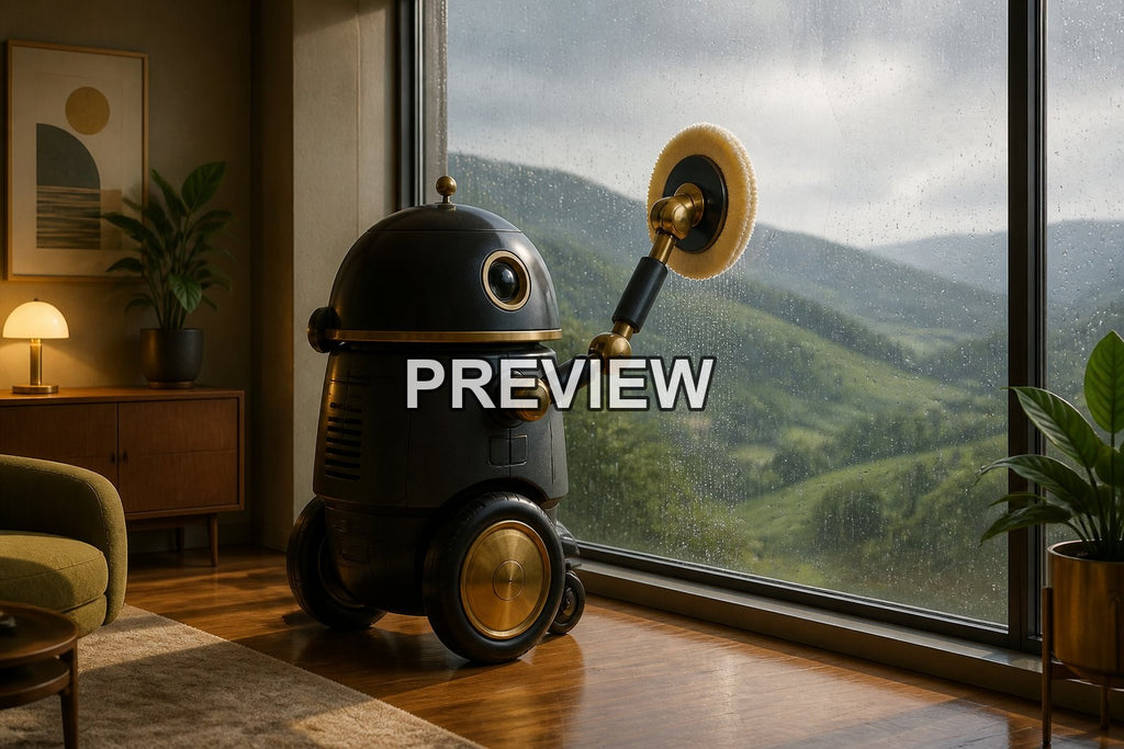 Retro Household Helper Robots – 10 Desktop & Phone Wallpaper Bundle – preview 8
