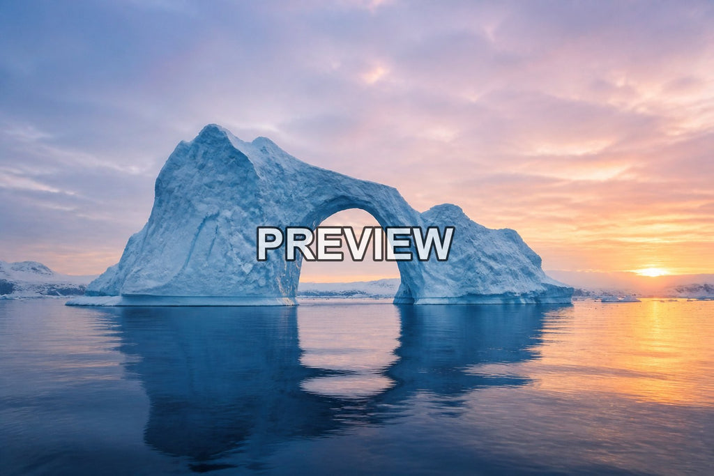 Icebergs and Arctic Landscapes – 10 Desktop & Phone Wallpaper Bundle – preview 1