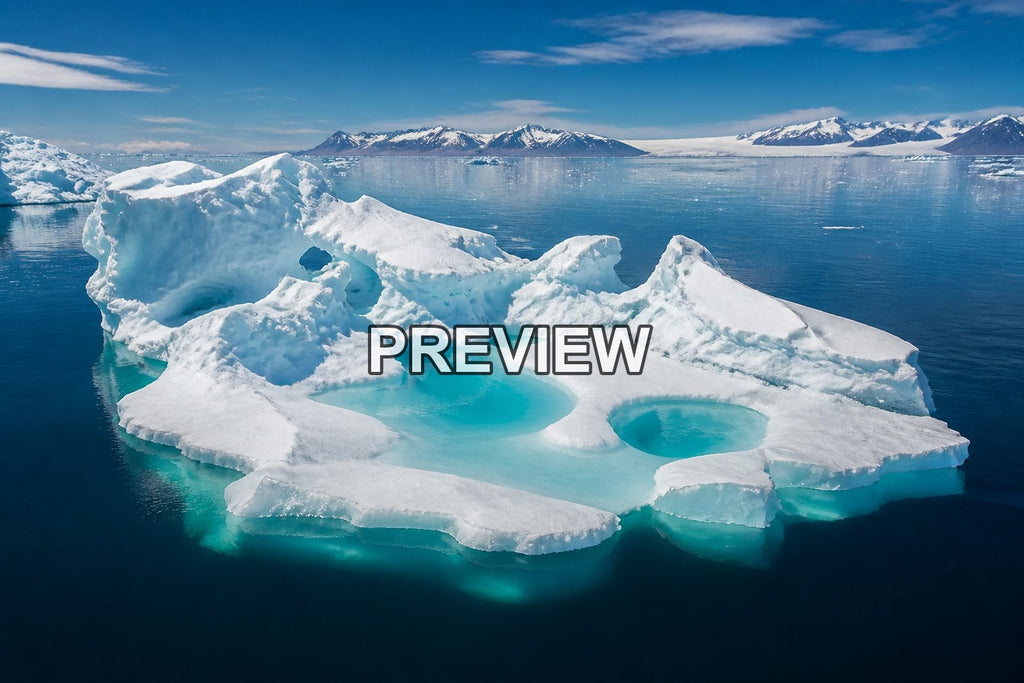 Icebergs and Arctic Landscapes – 10 Desktop & Phone Wallpaper Bundle – preview 7