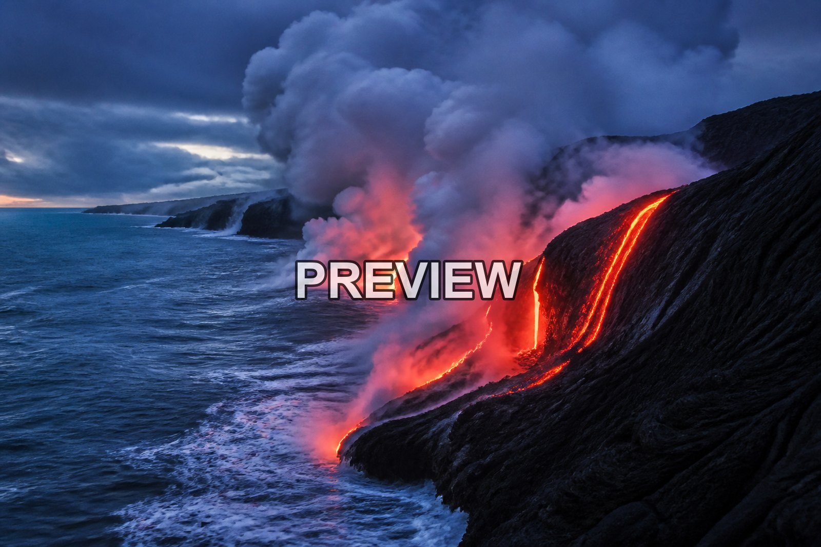 Volcanic Landscapes and Lava – 10 Desktop & Phone Wallpaper Bundle – preview 3
