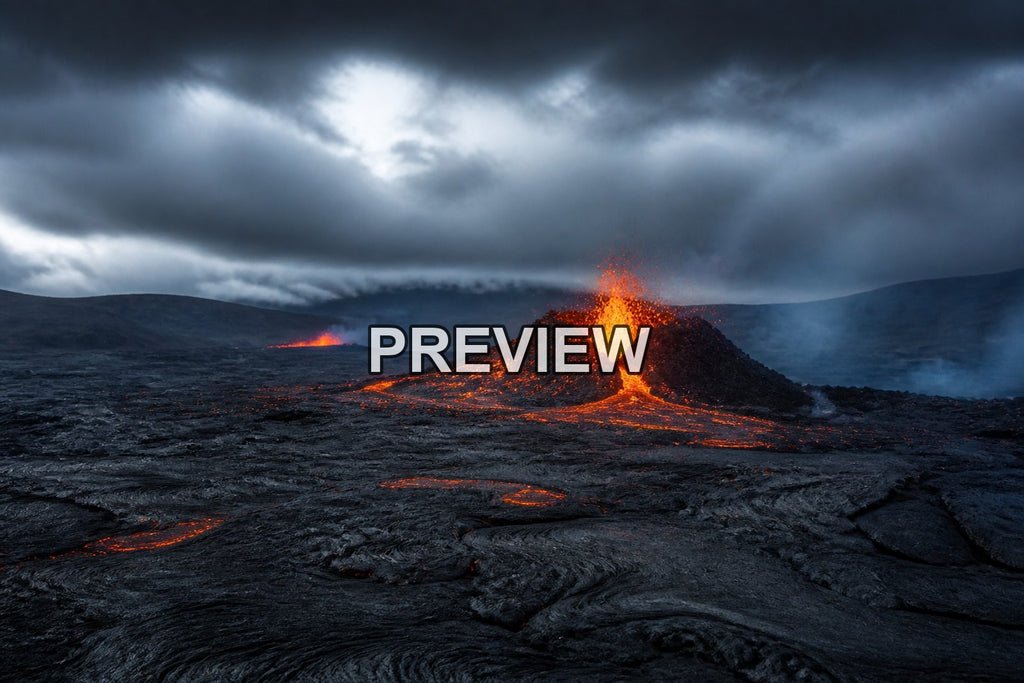 Volcanic Landscapes and Lava – 10 Desktop & Phone Wallpaper Bundle – preview 5