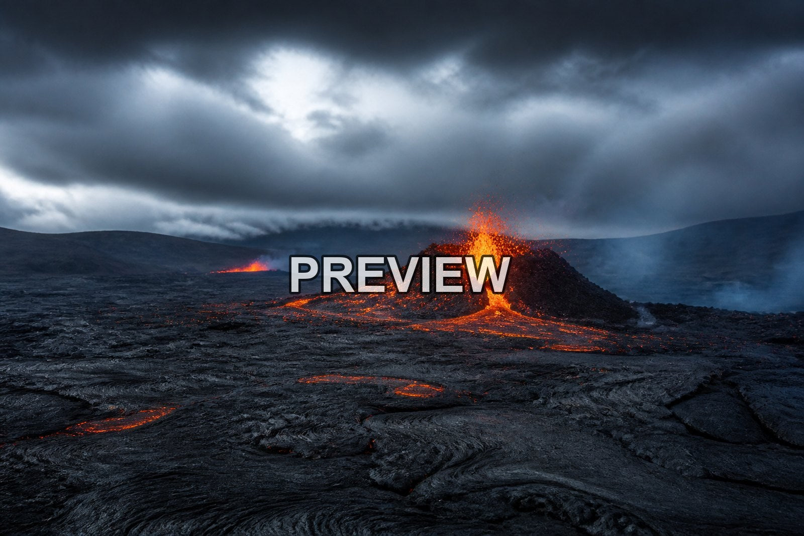 Volcanic Landscapes and Lava – 10 Desktop & Phone Wallpaper Bundle – preview 5