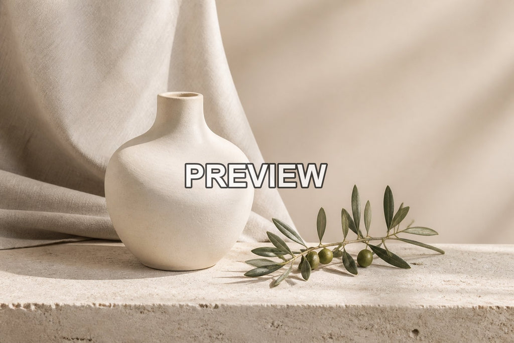 Ceramic Vase Still Lifes – 10 Desktop & Phone Wallpaper Bundle – preview 1