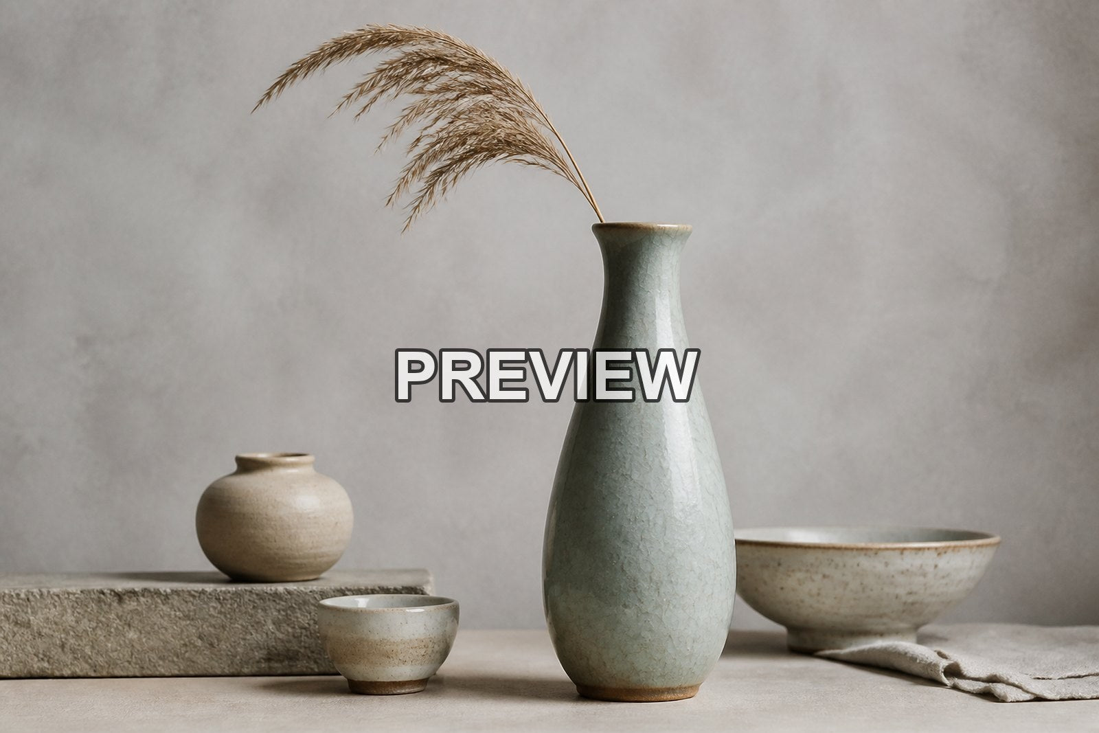 Ceramic Vase Still Lifes – 10 Desktop & Phone Wallpaper Bundle – preview 3