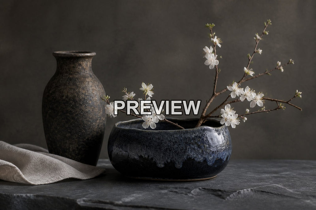 Ceramic Vase Still Lifes – 10 Desktop & Phone Wallpaper Bundle – preview 5