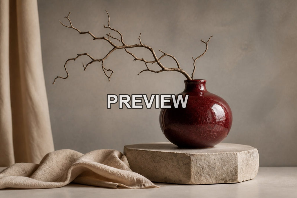 Ceramic Vase Still Lifes – 10 Desktop & Phone Wallpaper Bundle – preview 10