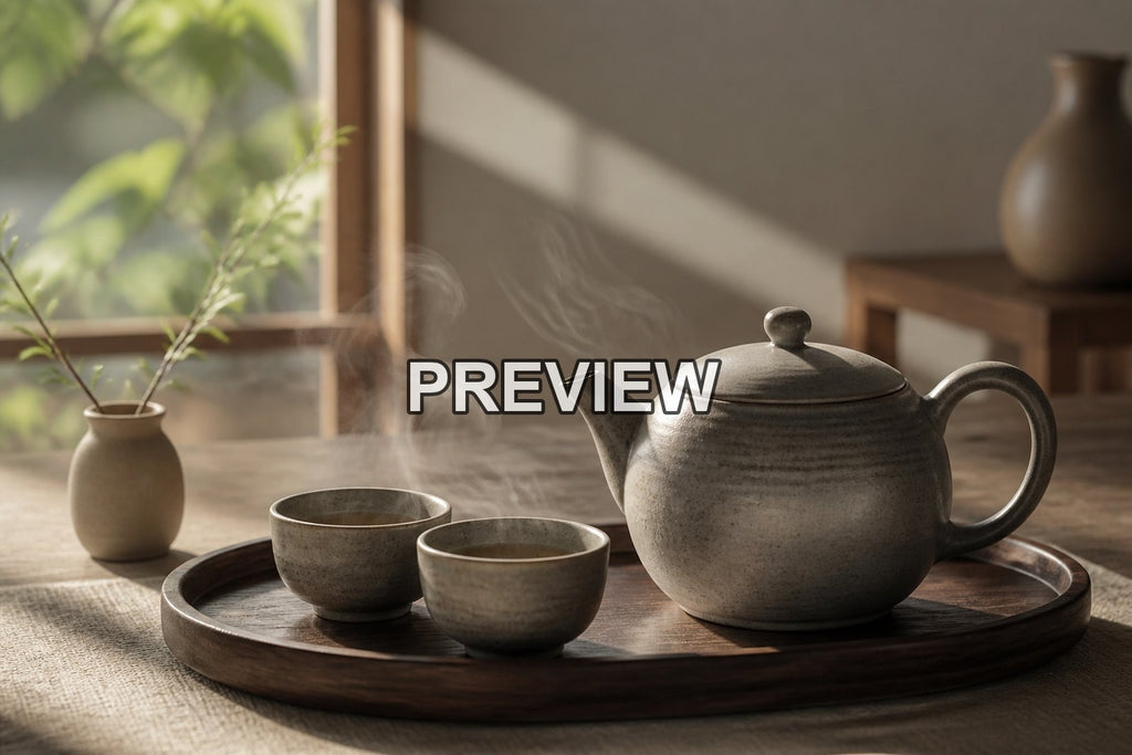 Unbranded Tea Ceremony Still Lifes – 10 Desktop & Phone Wallpaper Bundle – preview 1