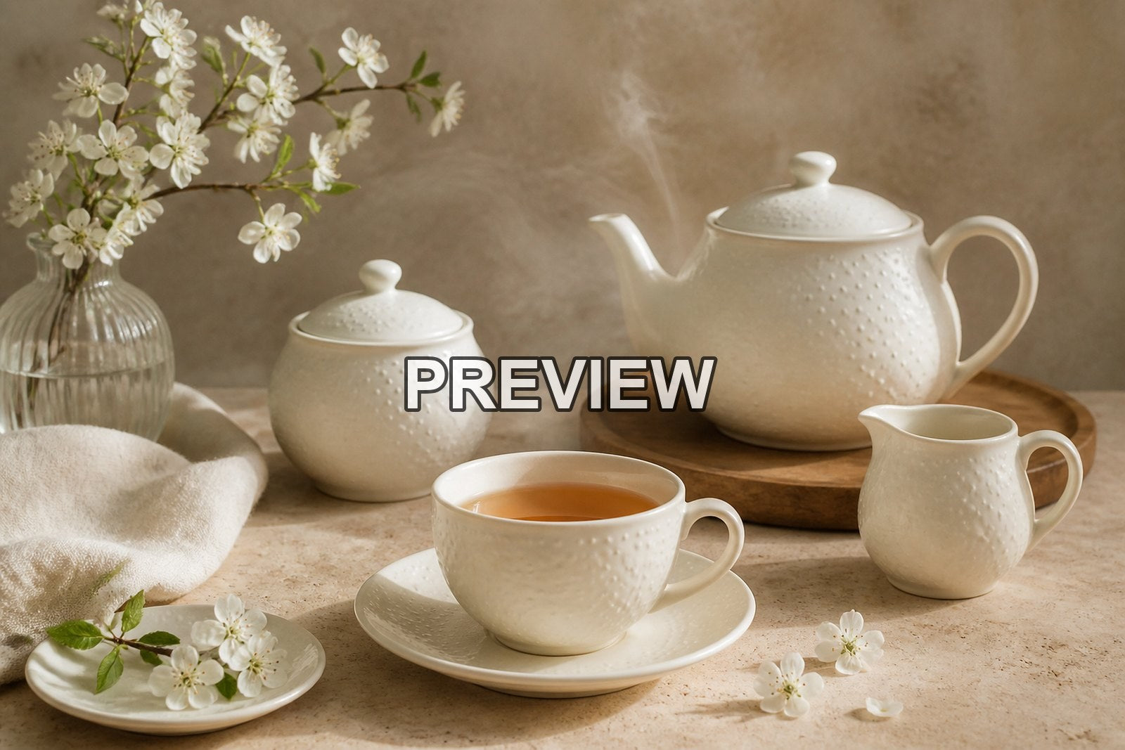 Unbranded Tea Ceremony Still Lifes – 10 Desktop & Phone Wallpaper Bundle – preview 6
