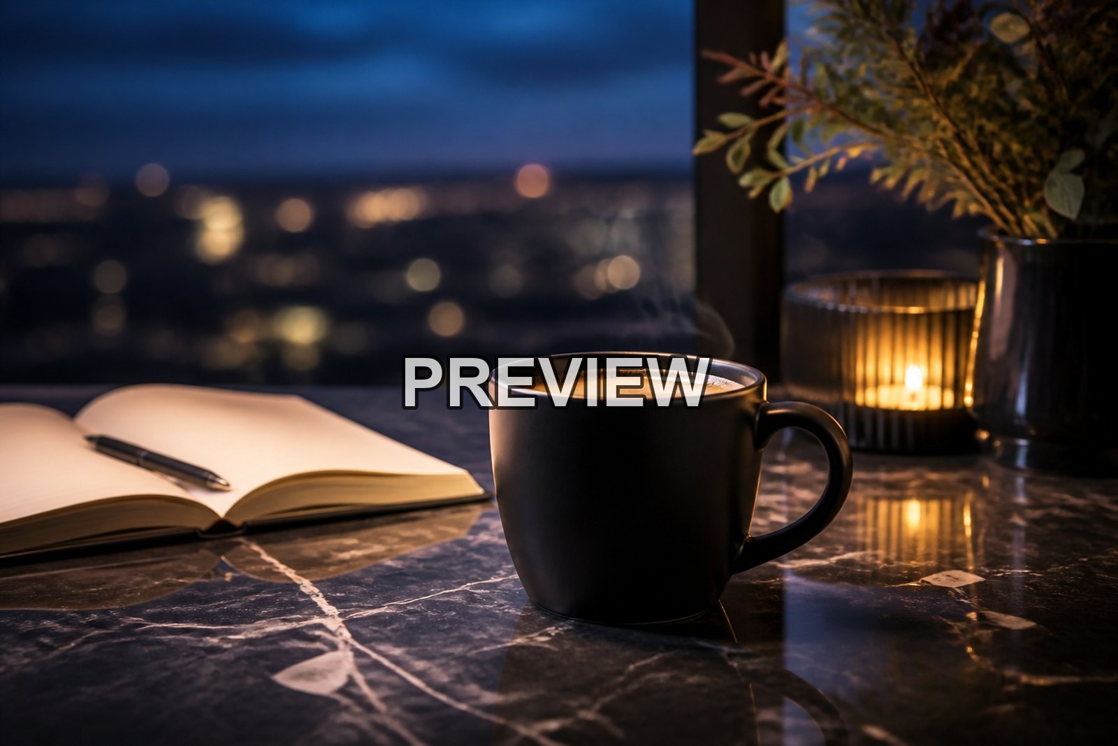 Unbranded Coffee Still Lifes – 10 Desktop & Phone Wallpaper Bundle – preview 10