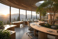 Futuristic Offices – 10 Desktop & Phone Wallpaper Bundle – preview 1