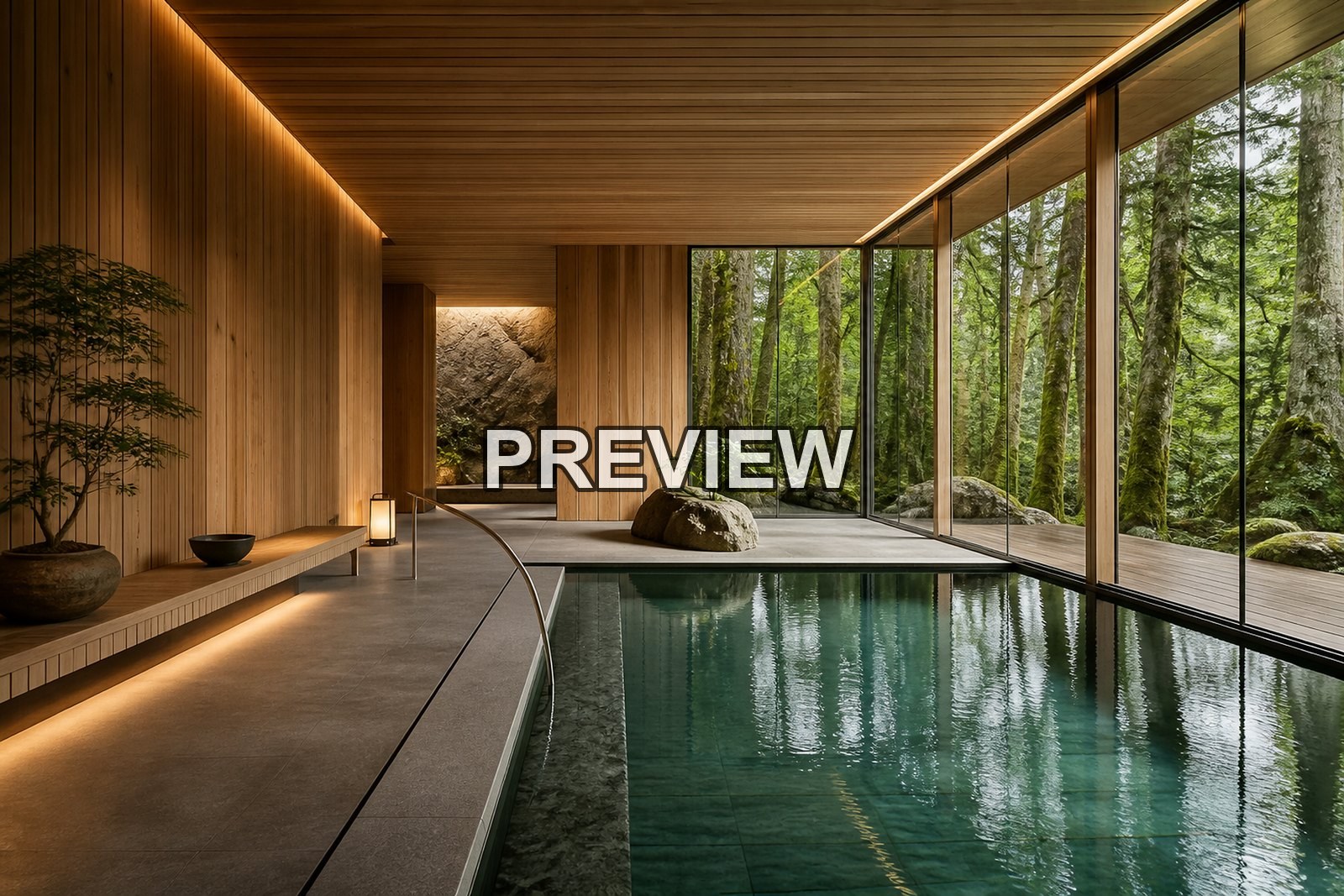 Luxury Spas and Relaxation Areas – 10 Desktop & Phone Wallpaper Bundle – preview 2