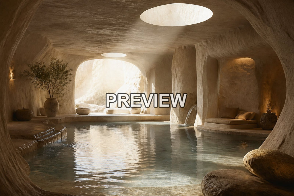 Luxury Spas and Relaxation Areas – 10 Desktop & Phone Wallpaper Bundle – preview 3