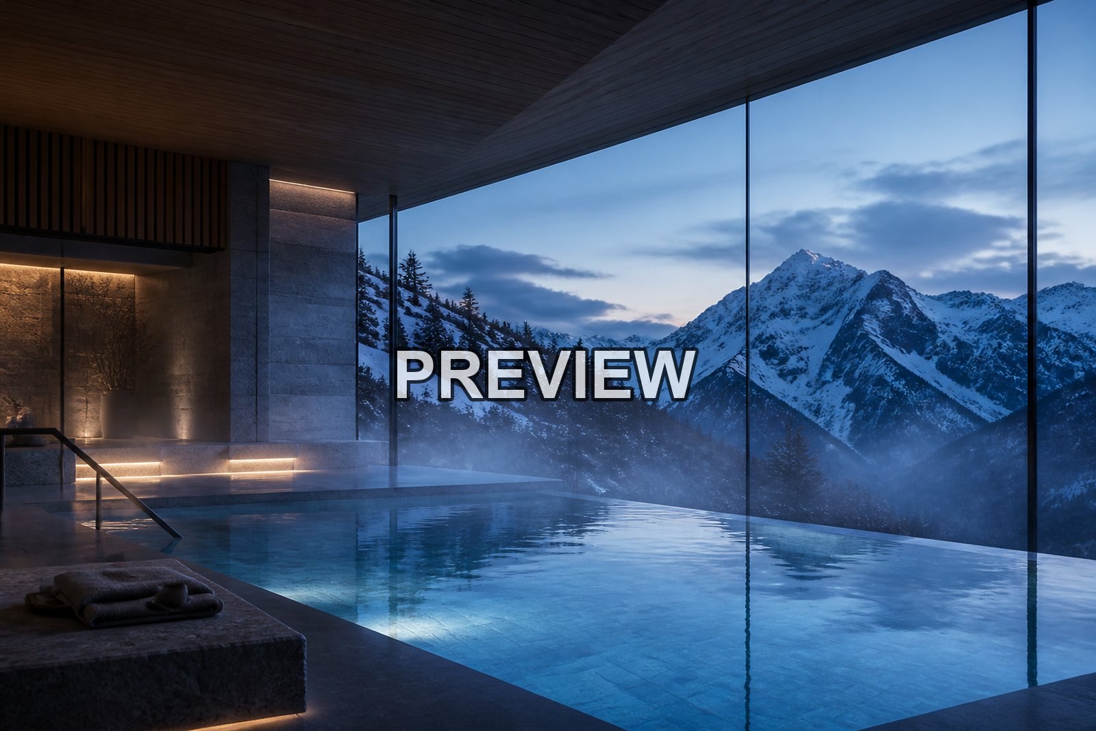 Luxury Spas and Relaxation Areas – 10 Desktop & Phone Wallpaper Bundle – preview 4
