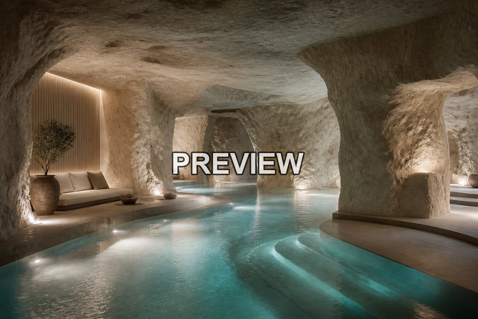 Luxury Spas and Relaxation Areas – 10 Desktop & Phone Wallpaper Bundle – preview 6