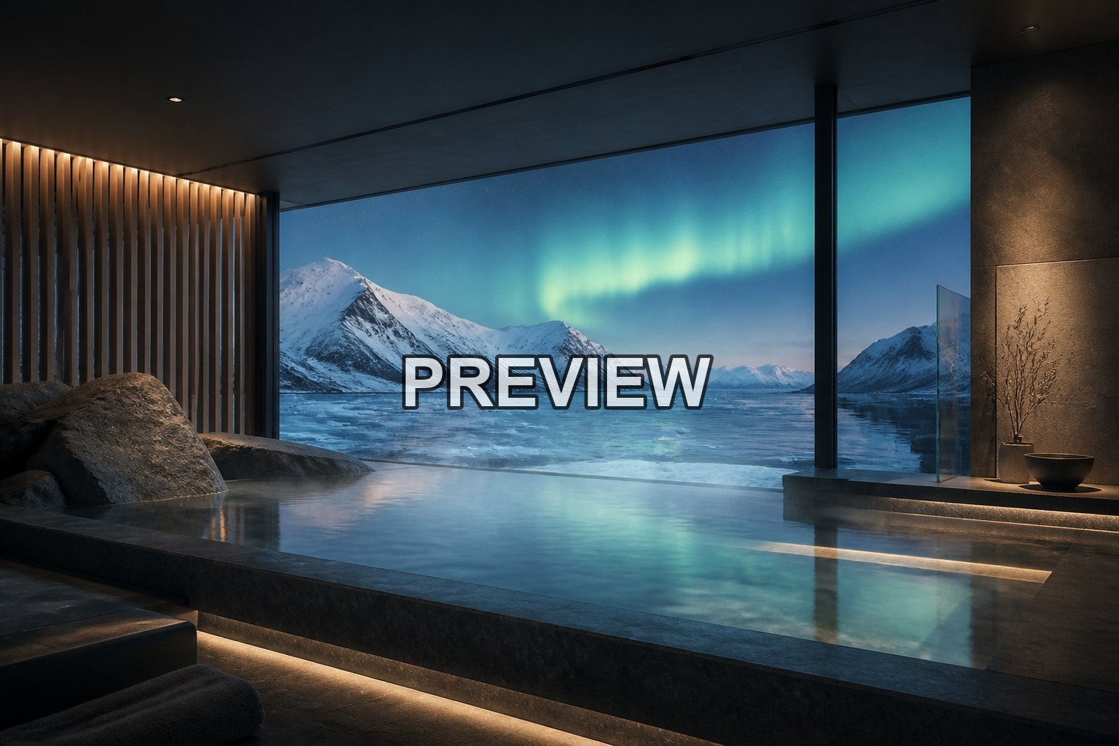 Luxury Spas and Relaxation Areas – 10 Desktop & Phone Wallpaper Bundle – preview 9