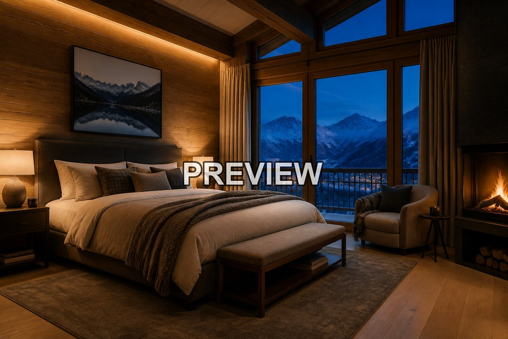 Dreamlike Bedrooms – 10 Desktop & Phone Wallpaper Bundle – preview 2