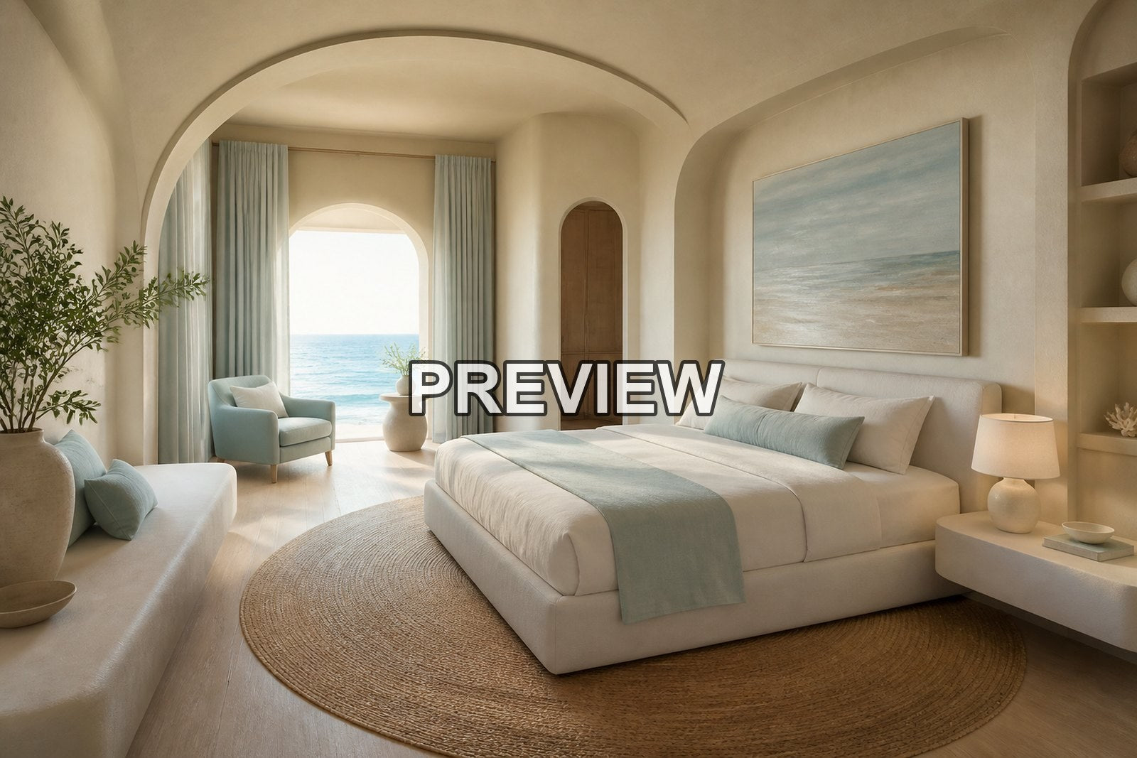 Dreamlike Bedrooms – 10 Desktop & Phone Wallpaper Bundle – preview 3