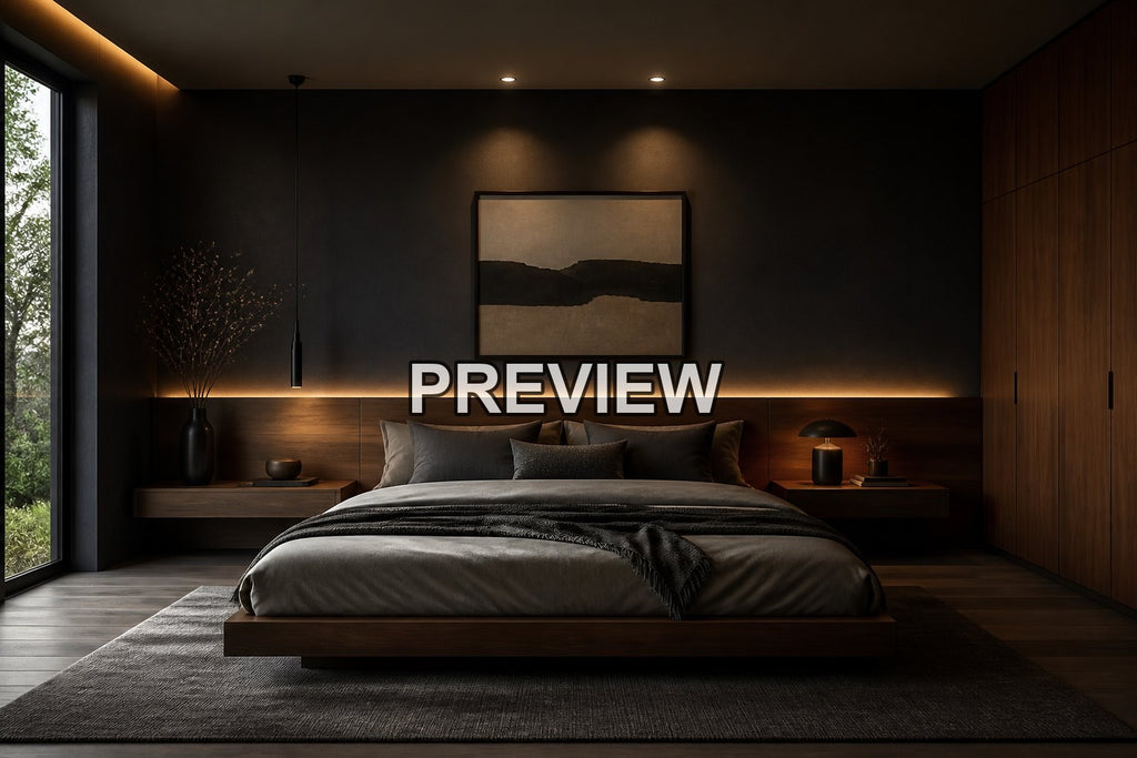 Dreamlike Bedrooms – 10 Desktop & Phone Wallpaper Bundle – preview 4
