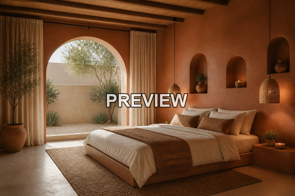 Dreamlike Bedrooms – 10 Desktop & Phone Wallpaper Bundle – preview 6